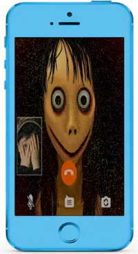 Momo horror fake call video simulator Screen Shot 0