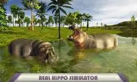 O melhor caçador de hipopótamos selvagens: simulaç Screen Shot 0