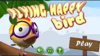 Flying Happy Bird Screen Shot 0