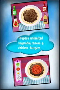 Burger pembuat Chef Permainan Screen Shot 2