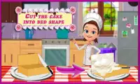 Doll Bed Cake Cooking – Dessert Baking Simulator Screen Shot 3