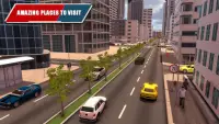 City Taxi Car 🚕 Memandu Simulasi Misi Permainan Screen Shot 4