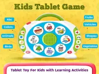 Baby Learning Tablet Toy Games Screen Shot 2