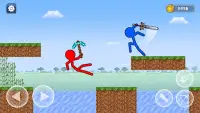 Stickman Craft Fighting Game Screen Shot 2