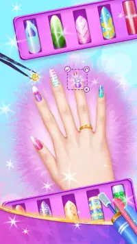 Nail Salon Manicure: Makeover Dress Up Girls Game Screen Shot 1
