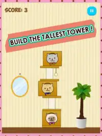 ねこねこキャットタワー 　タワー・ブロック積みゲーム Screen Shot 4