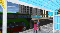 Mabar Bus Kota Simulator 3D Screen Shot 4