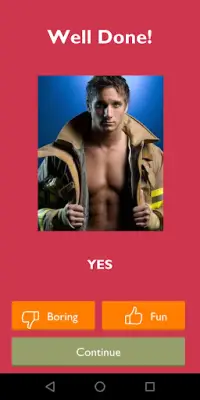 Hot Guys Photo & Pose Quiz Screen Shot 6