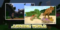 Jurassic Minecraft World MCPE Screen Shot 0