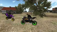 estrella de carreras de motos - juego de policía   Screen Shot 0