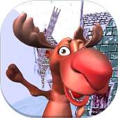 Moose Runner Fun Island 3D Game