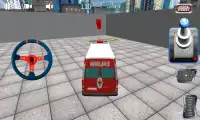 Ambulance 3d jeux de voiture Screen Shot 3