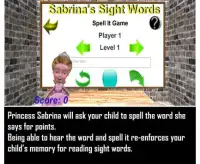 Sabrina's Sight Words Screen Shot 3