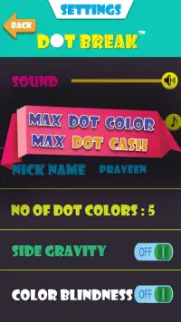 Dot Break™:gelembung permainan Screen Shot 5