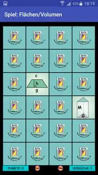 Mathe Gedächtnisspiel 8 Screen Shot 1