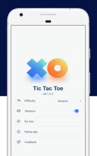Tic Tac Toe glow app – Free Tic Tac Game Screen Shot 3