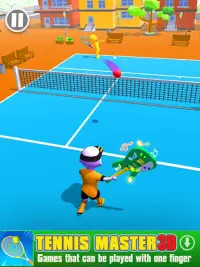 Tennis Master 3D--Legend of Stickman Screen Shot 9