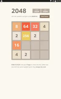 2048 Puzzle Game Tile ! Screen Shot 1