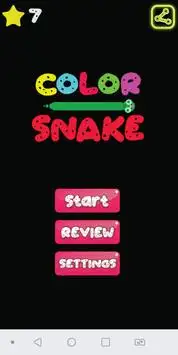 Snake Rush - Color Slither Screen Shot 4