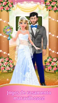 Jogos de casamento: Vestir a princesa Screen Shot 0