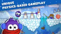 Catch the Candy: Winter Story! Catching games Screen Shot 1