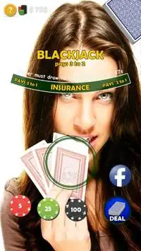 Crazy Blackjack Game Screen Shot 0