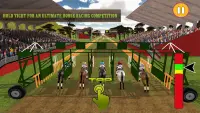 Championnat du cheval de course 3D saut Stunts 18 Screen Shot 11