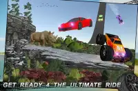 Free Fall Jungle Mega Car Ramps 3D Stunts Screen Shot 1