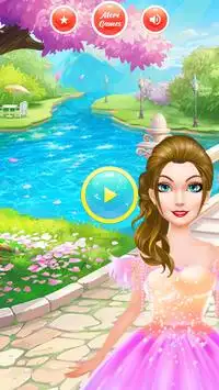 princesa vestir-se salão, jogos para meninas Screen Shot 2
