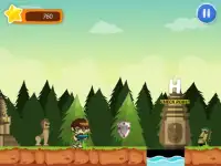 Jungle Run Ben Alien Shooter 10 Obstacle Screen Shot 2