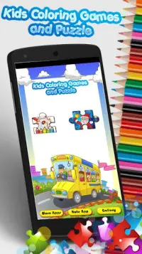 Kids Coloring Games & Puzzle Screen Shot 0