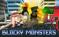 Blocky Monsters Smash Screen Shot 0