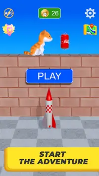 Kitty Prankster: Running Cat Screen Shot 0