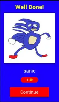 Sonic Quiz: Guess the Sanic Character Screen Shot 1