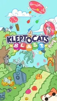 KleptoCats Blast - Adorable match-3 twist🐈😍 Screen Shot 0