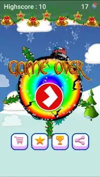 Jumping Santa With Gift For Kids Screen Shot 4