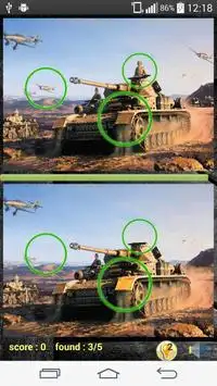Znajdź różnicę Tank Screen Shot 3