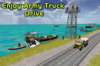 drive army cargo truck simulator Screen Shot 1