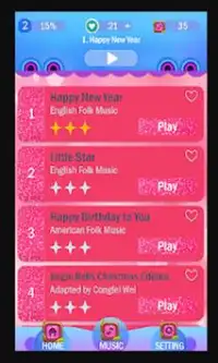 Pink Piano Tiles  2018 Screen Shot 1