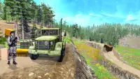 Army Passenger Jeep: Offroad Cargo Truck Driving Screen Shot 2