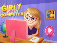 여자를위한 공주 핑크 컴퓨터 Screen Shot 10