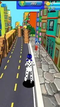 Subway Lady bug Adventure Running Game 3D Screen Shot 2
