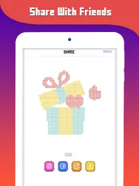 Puzzle Pixal classici fai-da-te: colorazione a blo Screen Shot 11