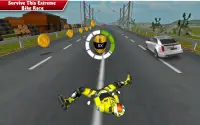 Moto Bike Attack Race 3d games Screen Shot 0