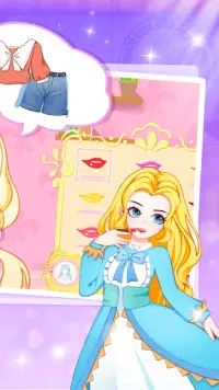 Fantasie prinses modeontwerper - Kinderspel Screen Shot 5