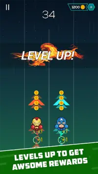 Extreme Heroes: Ultimate Tap Tap Game Screen Shot 2