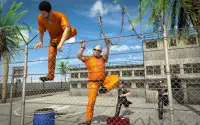 Novos jogos de luta de fuga da prisão Screen Shot 11