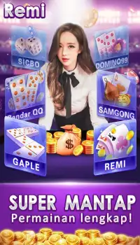 Domino qq gaple pulsa remi Screen Shot 2