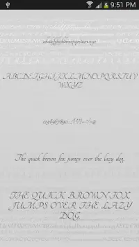 Script Fonts for Android Screen Shot 5