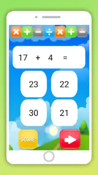 Candy Math - Game Pelatihan Otak Screen Shot 1